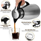 102 Oz Coffee Carafes for Keeping Hot, Stainless Steel Thermal Carafe - Image 6