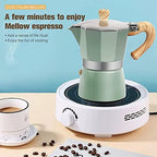 Aluminum Italian Espresso Machine Percolation Stove Burner Pot Coffee Moka Pot - Image 3