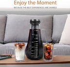 James Bentley 50oz Glass Cold Brew Coffee Maker Set + Easy-Clean Infuser - Image 6