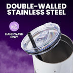 Silver Buffalo Nightmare Before Christmas, Stainless Steel Tumbler, 40oz - Image 3
