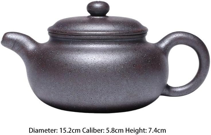 Tea Pots For Loose Tea Chinese Retro Style Handmade Purple Clay Pot Creative Pot-shaped Kung Fu Tea Set Tea Set Tea Infuser Pot - Image 2