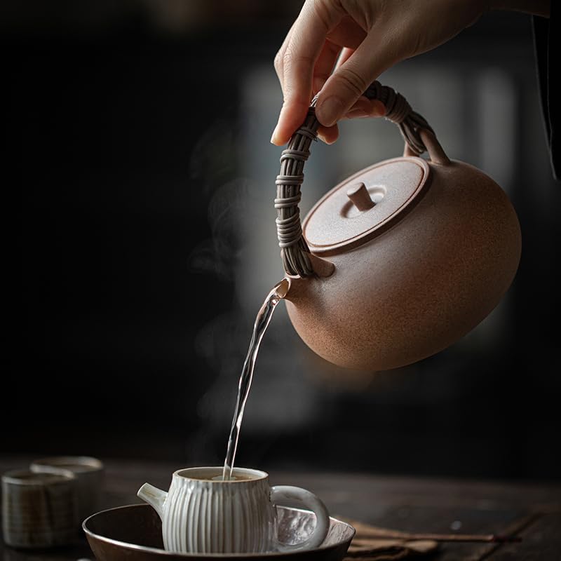 Tea Pots For Loose Tea Ceramic Tea Kettle Office Kettle Retro Ice Tea Kettle Restaurant Beverage Kettle Tea Infuser Pot - Image 6