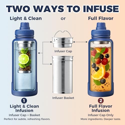 Lexlion All-Day Hydration Bundle – 22 Oz Tea Infuser Bottle + 30 Oz Tumbler - Image 4