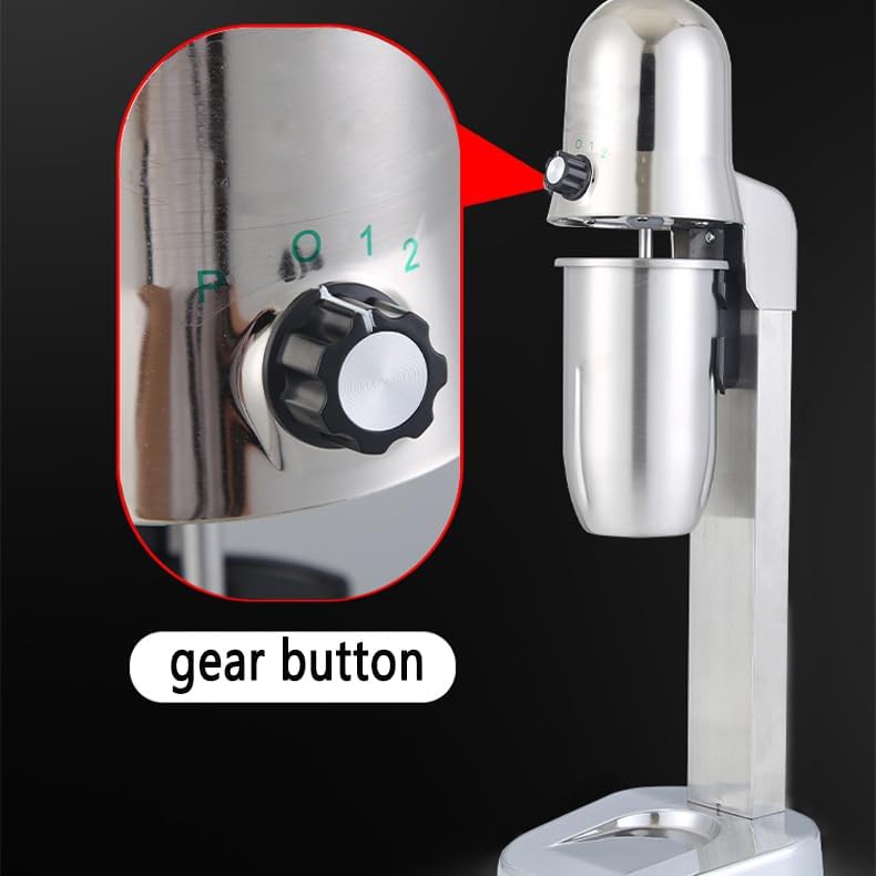 Single/Double Head Milkshake Machine, Commercial Food Blender with 800ML Large Capacity Hot/cold Cup,Motor Speed 18000 Rpm, Two Gears Free Choice Suitable (double head) - Image 3