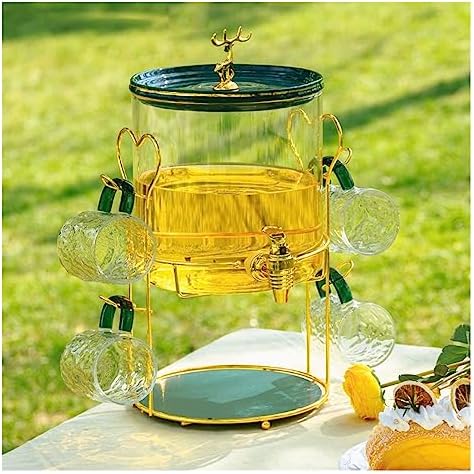 Water Pitcher High Temperature Resistant Cold Kettle with Faucet Glass Household Beverage Bucket Large Capacity Cold Drink Set Cold Kettle Water Jug - Image 5