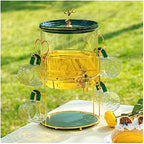 Water Pitcher High Temperature Resistant Cold Kettle with Faucet Glass Household Beverage Bucket Large Capacity Cold Drink Set Cold Kettle Water Jug - Image 5
