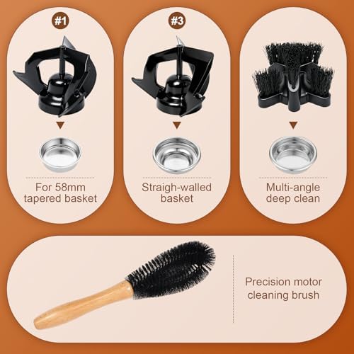 Electric Portafilter Cleaner, Automatic Portafilter Cleaner 58mm Knock Box | Dual Station Coffee Puck Cleaner Machine | Espresso Knock Box | Puck Sucker | Commercial & Home Barista Tool - Image 4