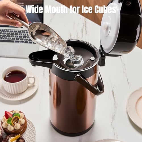 Coffee Carafe, Coffee Dispenser with Pump, 2-Pack, 84.5 oz Each - Image 6
