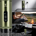 12V Portable Espresso Machine - Cordless Coffee Maker with 20 Bar Pump, 15000mAh Battery, Fast Heating, NS Capsule Compatible for Camping, Car, Travel - Image 6