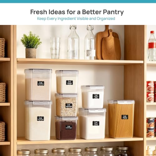 Vtopmart 5 PCS Flour and Sugar Storage Container Sets for Regular Bakers - Image 7
