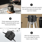 Ceramic teapot,large teapot,1 Pc Coffee Funnel Metal Coffee Dripper Coffee Filter Cup Slow Drip Coffee Strainer Juice Strainer Sifters Concentrated - Image 4