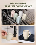 famiware Jupiter Coffee Mugs Set of 8, 13oz Coffee Mug Cups with Handle - Image 5