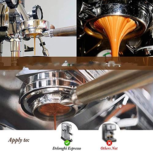 58mm Naked Bottomless Portafilter 2 ears Only Compatible with Expobar, Rocket, Rancilio, Faema and Wega Espresso Machines with 1 Cup filter Basket Included，Coffee Machine Accessories - Image 7
