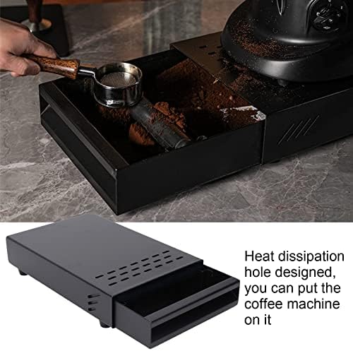 GOTOTOP Espresso Knock Box, Stainless Steel, Removable Drawer - Image 3