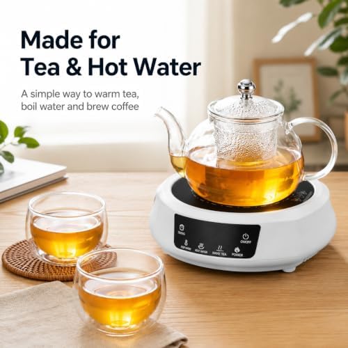 800W Mini Electric Stove Portable Ceramic Hot Plate for Tea Making - Image 6