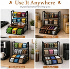 Acrux7 3 Tier Tea Bag Organizer, Coffee and Tea Station Organizer - Image 6