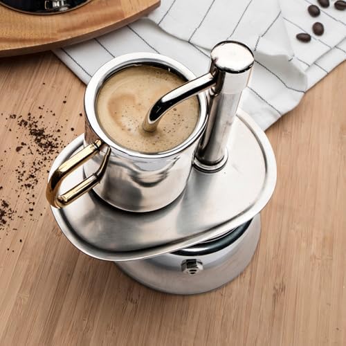 Kings County Tools Single Spout 1 Cup Coffee Maker, 4.5” x 3” x 5.75” - Image 5