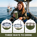 IEOVIEE 32 Pack 20oz Stainless Steel Insulated Bulk Tumblers with Lid&Straw - Image 7