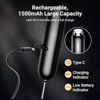 Typhur InstaWhisk Electric Milk Frother with Storage Case & Stand - 1500mAh Type-C Rechargeable Handheld Coffee Foamer Wand, Stepless Speed, Dual Whisks for Latte, Matcha, Protein, Army Green - Image 4