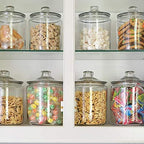 Maredash Glass Jars 64 oz,Candy Jar with Lid For Household 3 Pack - Image 7