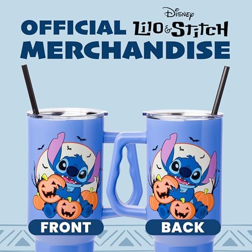Silver Buffalo Disney Lilo and Stitch, Stainless Steel Tumbler, 40oz - Image 5