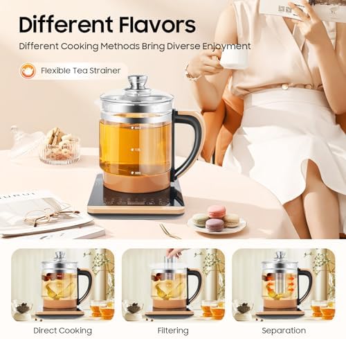 Electric Glass Kettle with Tea Infuser, 1.8 L - Image 7