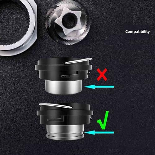 Stainless Steel Conical Burr Set Replacement Grinding with Modified Grooves Compatible with Coffee Grinders for Uniform Grinding Rich Flavor - Image 3