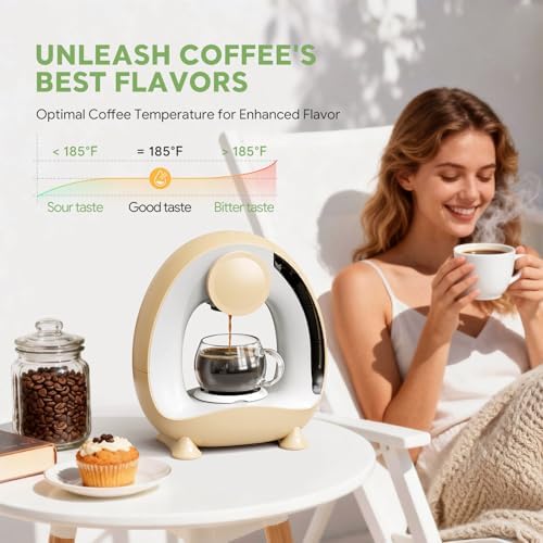 Pods and Grounds Single Serve Coffee Maker,Brew in 1 minute - Image 4
