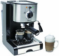 Capresso 116.04 Pump Espresso and Cappuccino Machine EC100, Black and Stainless, 46 oz by Capresso