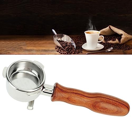 54mm Stainless Steel Bottomless Coffee Portafilter with Filter Basket, Detachable Portafilter Coffee Machine Filter for 870 880 (Type B) - Image 4