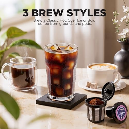 Tastyle Single Serve Coffee Maker Hot and Iced with Bold Brew, Up to 16 Oz - Image 4