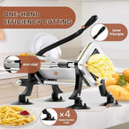 BIEAMA Commercial French Fry Cutter with 1/4", 3/8", 1/2" Blades - Image 2