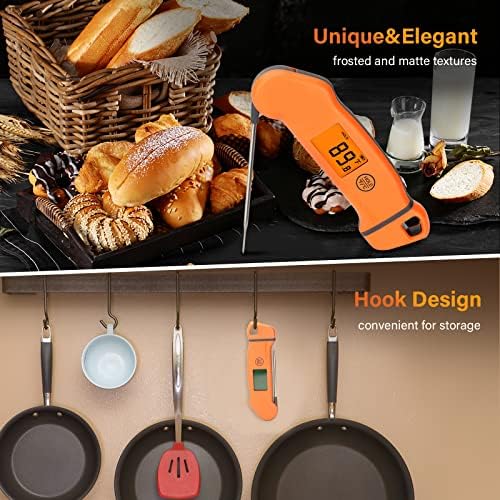 Inkbird Rechargeable Waterproof Digital Instant Read Thermometer IHT-1S - Image 4