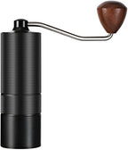 Manual Coffee Grinder - Portable Hand Grinder with Adjustable Stainless Steel Conical Burr for Espresso, Pour Over, French Press, Drip by Treaterrific