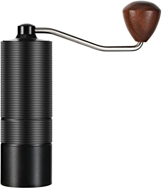 Manual Coffee Grinder - Portable Hand Grinder with Adjustable Stainless Steel Conical Burr for Espresso, Pour Over, French Press, Drip by Treaterrific