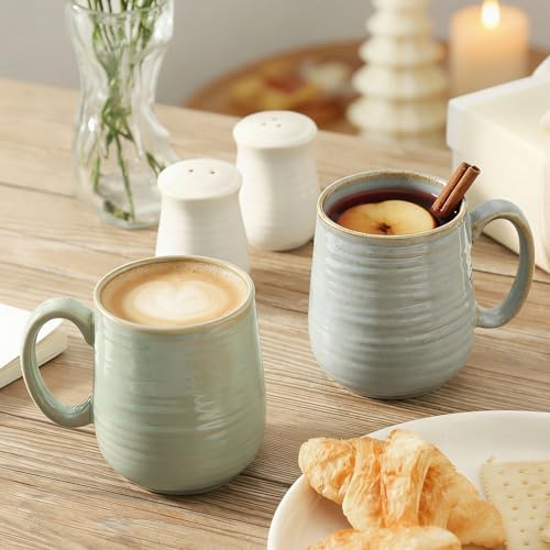 Coffee Mugs Set of 4, 15 Ounce Coffee Cups,Large Mug Set for Gifts - Image 4