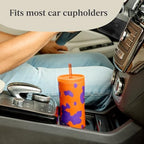 Contigo Streeterville 2.0 Stainless Steel Vacuum-Insulated Tumbler w/Straw, Autoclose Technology, Easy Clean Lid & Straw, Leak-proof Drinking, Keeps Drinks Cold for 20 hours, 24oz., Tangerine - Image 7