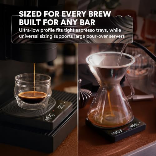 Ovalware Pulse Coffee Scale with Timer | Espresso Scale 0.1g Precision - Image 5