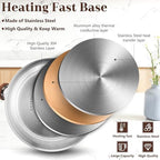 Harriet Whistling Tea Kettle, 3.1QT Food-Grade Steel Stovetop Teapot - Image 2