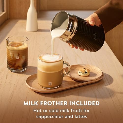 Nespresso Vertuo Plus Deluxe Coffee and Espresso Maker by Breville, Piano Black with Aeroccino Milk Frother - Image 5