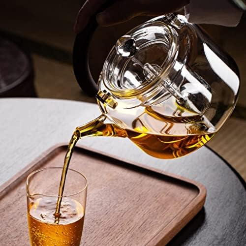 Kettle stovetop Glass Teakettle with Removable Infuser Stove Teapot Safe and Efficient Quick Fill Kettle 1l/33.8oz Easy to Clean Efficient - Image 6