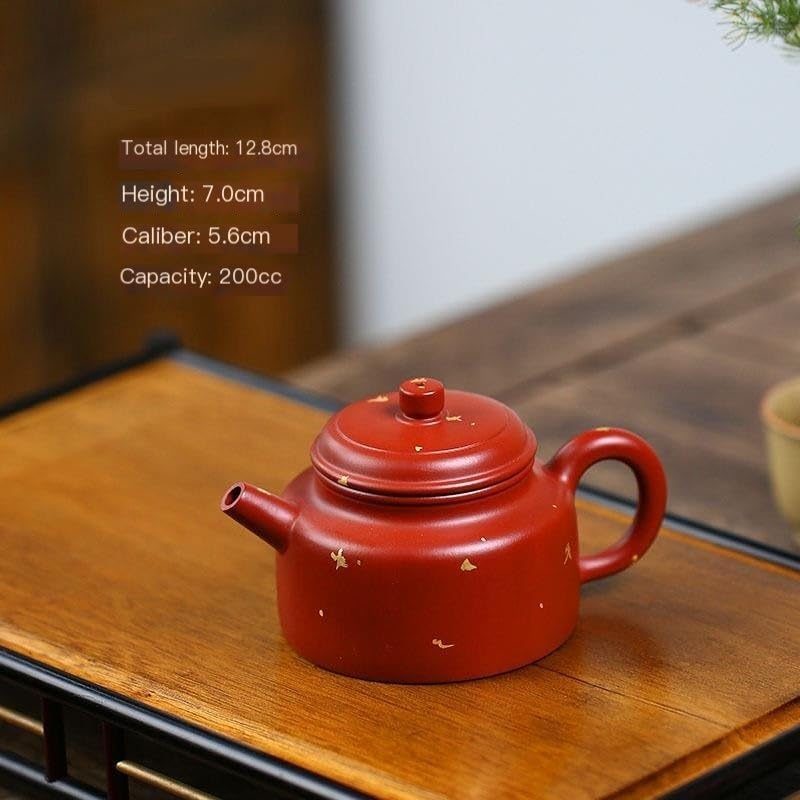 Tea Pots For Loose Tea Chinese Retro Purple Clay Teapot, Exquisite And Durable Tea Set, Office Tea Set, Floral Teapot Suitable For Black Tea, Green Tea, Oolong Tea Tea Infuser Pot - Image 2