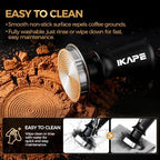 IKAPE 45mm Espresso Tamper, Premium Barista Coffee Tamper with Calibrated Spring Loaded, 100% Flat Stainless Steel Base Tamper for Espresso Machine - Image 7