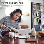 Adjustable Coffee Dripper Stand Wood Base Hand Filter Holder for Brewing - Image 6