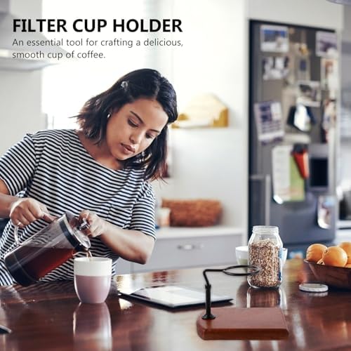 Adjustable Wooden Coffee Dripper Stand for Brewing Smooth Coffee - Image 6