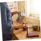 Adjustable Coffee Dripper Stand Wood Base for Manual Brewing - Image 3