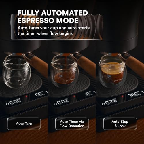 Ovalware Pulse Coffee Scale with Timer | Espresso Scale 0.1g Precision - Image 3