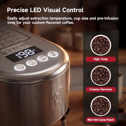 HIBREW H10B Lite Programmable Espresso Machine with LED Display - Image 4