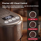 HIBREW H10B Lite Programmable Espresso Machine with LED Display - Image 4