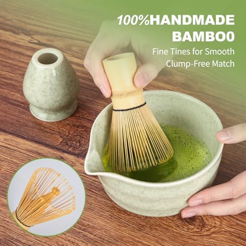 SIMPLETaste Milk Frother Handheld Battery Operated & Matcha Whisk Set - Image 7